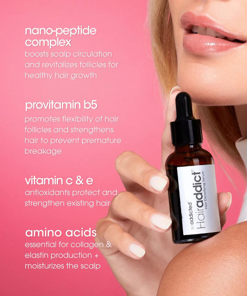 美國 HAIRADDICT® 頭髮增厚精華液(Hairaddict Hair Densifying Serum)